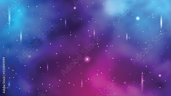 Obraz Space backround with realistic nebula