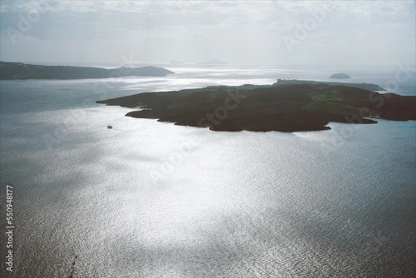 Obraz View of the Santorini caldera, Greece