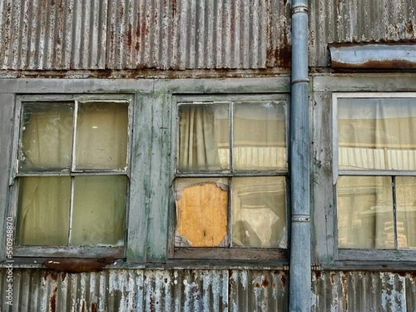 Obraz old wooden windows