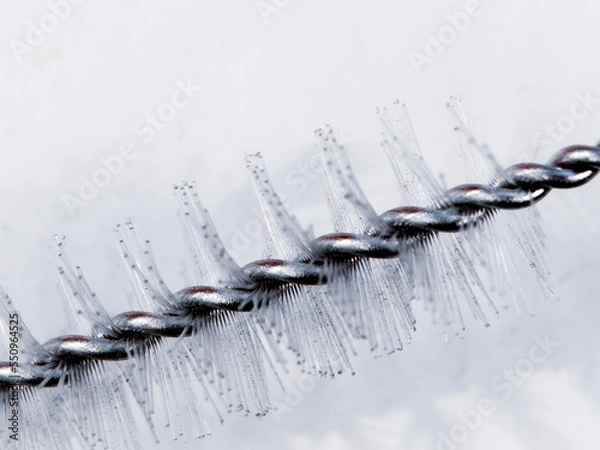 Obraz Close up of the bristles on a brush