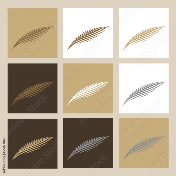 Fototapeta feathers vector 2