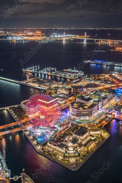 Obraz みなとみらいの夜景