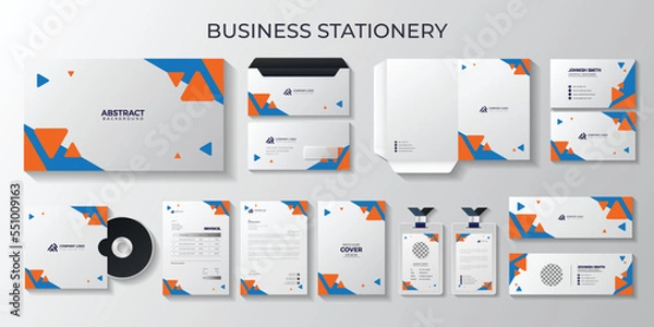 Obraz Corporate Identity business professional business stationery and letterhead, identity, branding, id card, envelopes, all item Design