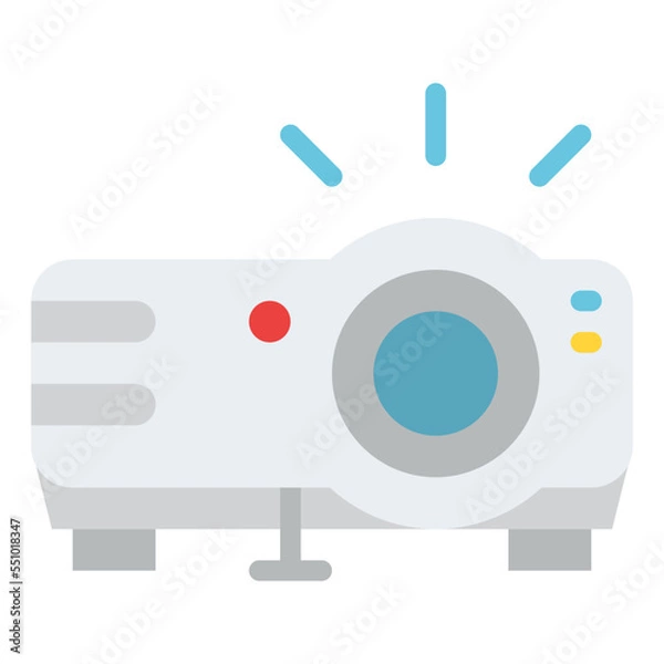 Fototapeta projector presentation movie gadget icon