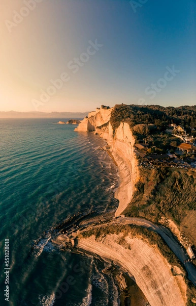 Obraz sunset over the beautiful cliffs