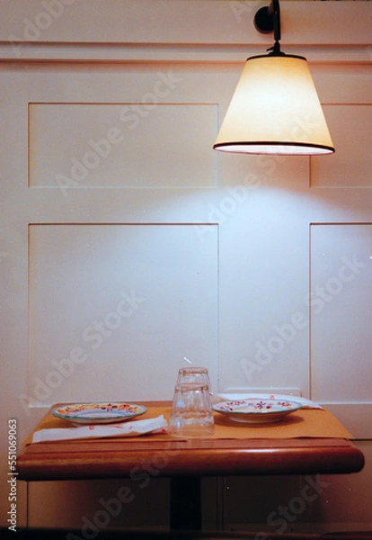 Fototapeta table in room