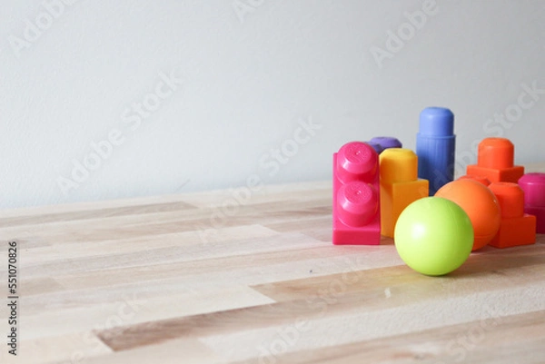 Obraz building block, colorful games for children playing