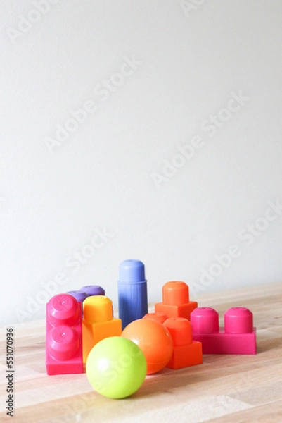 Obraz building block, colorful games for children playing