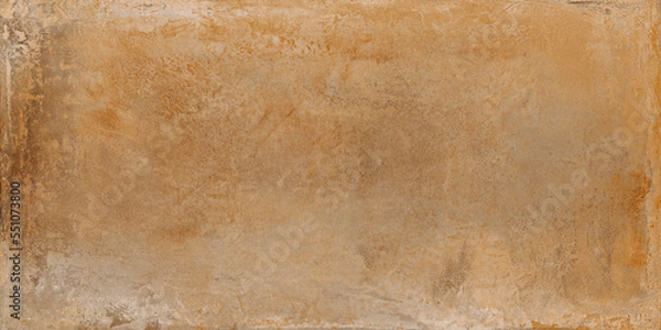 Fototapeta brown rustic rough marble texture background with plaster cement surface. architecture decorative satin marble granite. This stone for wall and floor application ceramic slab tile, countertops, mosaic