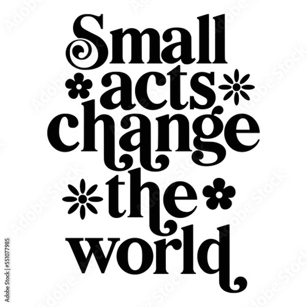 Obraz Kindness Quotes Typography Black and White 