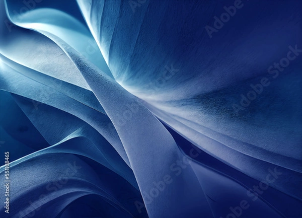 Fototapeta Computer generated background with folded organic material in diagonal composition.