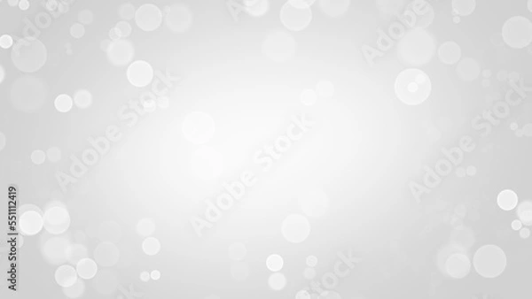 Obraz Abstract Bokeh Backgrounds on white backgrounds , illustration 