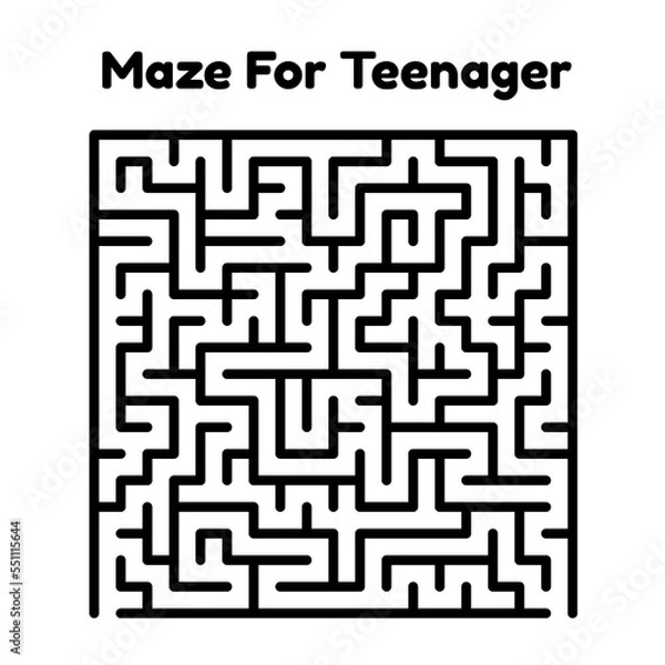 Obraz Maze Challenge For Boys And Girls
