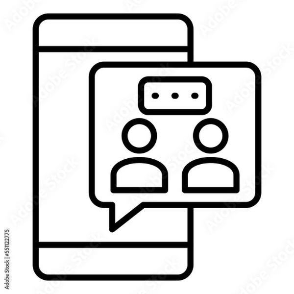 Fototapeta Collaboration Icon Style