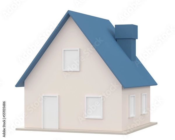 Fototapeta 3D home. 3D house.