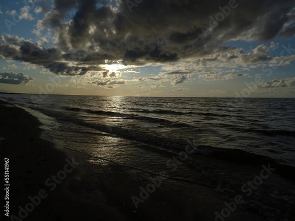 Obraz sunset over the sea