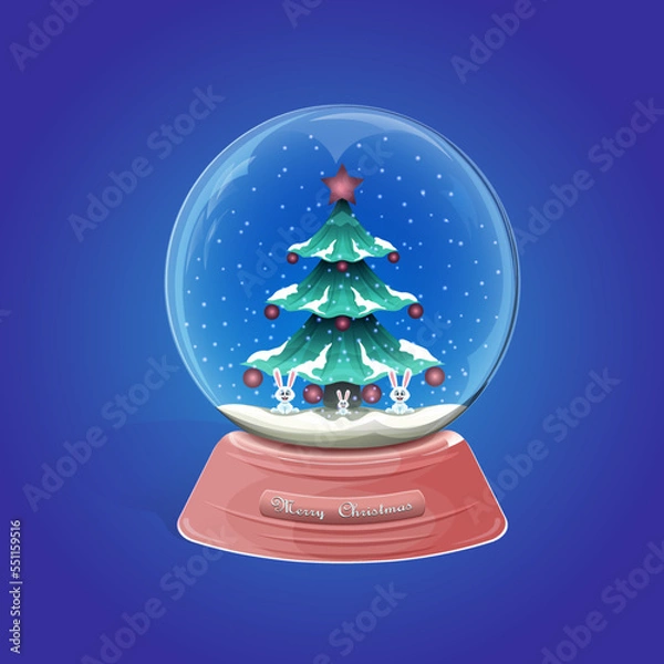 Obraz merry christmas tree