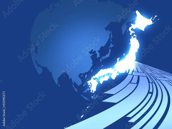 Obraz 日本地図と世界地図