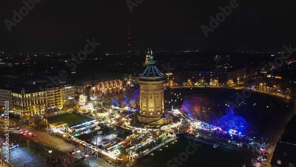 Obraz Mannheim weihnachtsmarkt 2022
