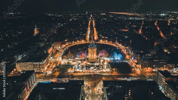 Obraz Mannheim weihnachtsmarkt 2022