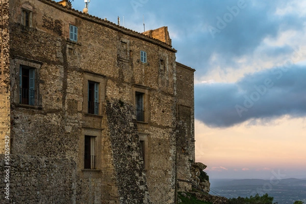 Obraz Sunrise with dramatic light in Mallorca