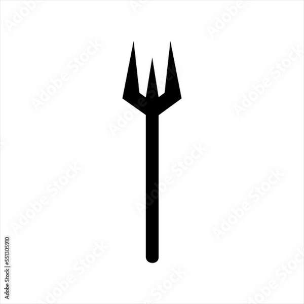 Fototapeta Classic simple spear logo design.
