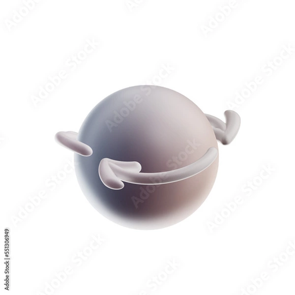 Obraz 3D Icon smooth