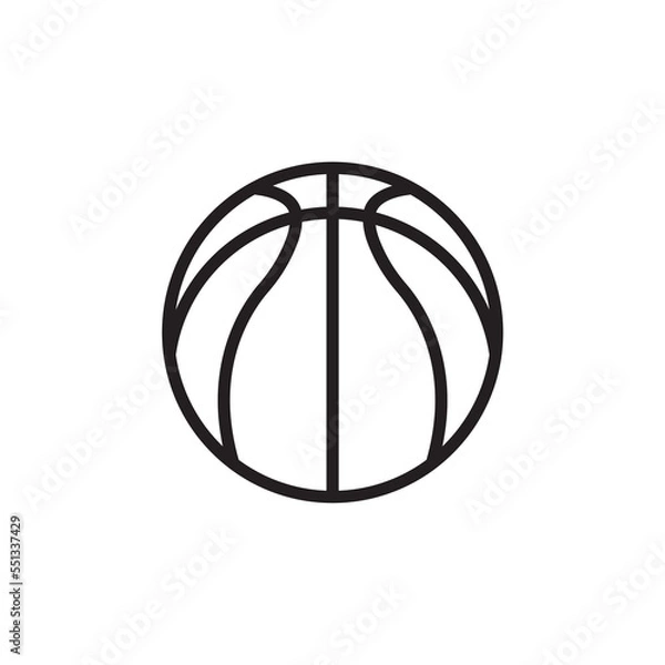 Fototapeta basketball icon design vector template