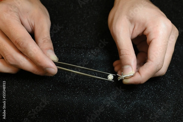 Obraz gold smith at work