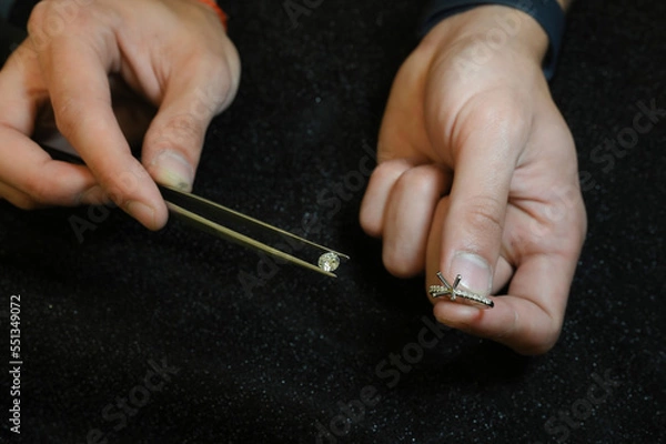 Obraz gold smith at work