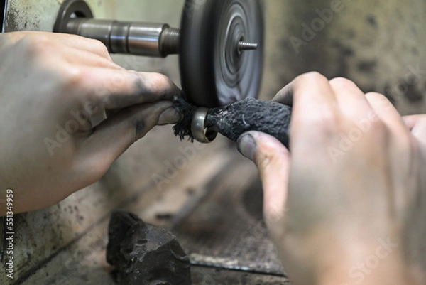 Obraz gold smith at work