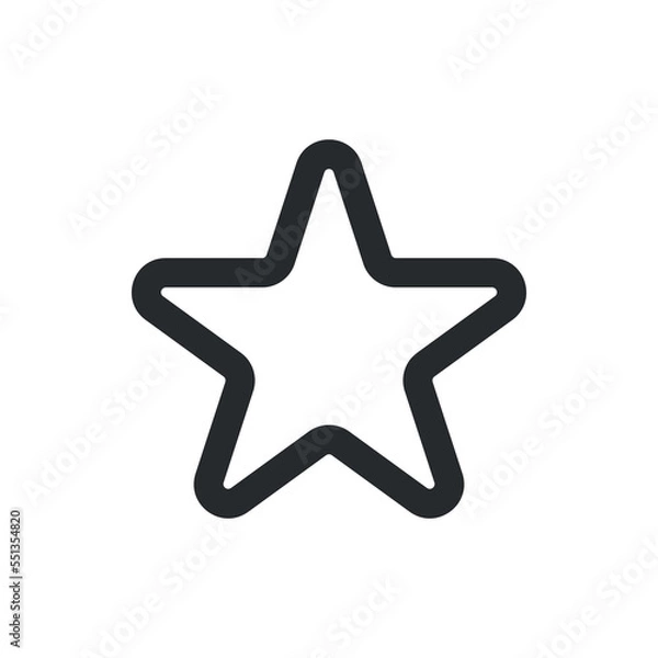 Obraz Star icon, star simple illustration
