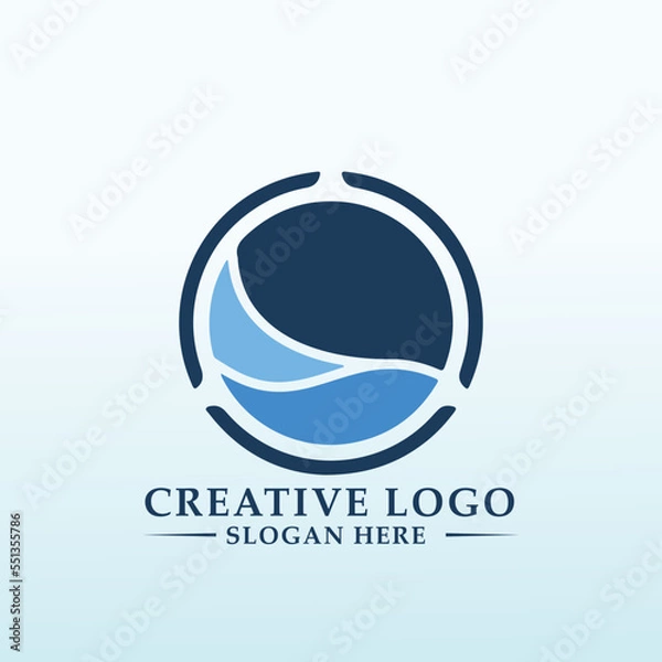 Obraz Accounting and Asset Management coastal logo