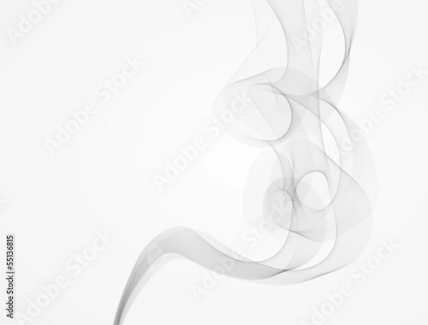 Obraz Abstract vector background. Smoke.