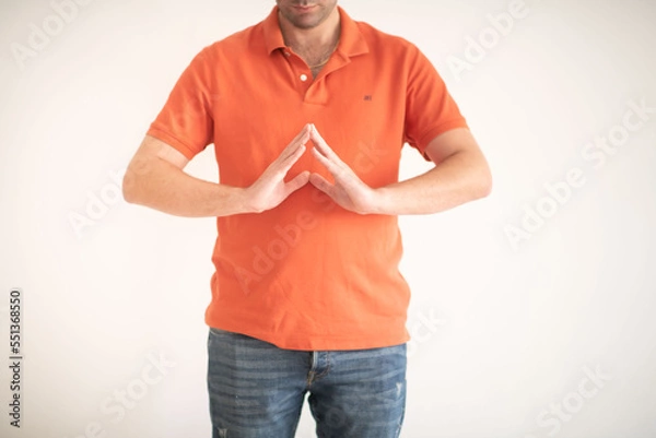 Obraz Arms body language psychology