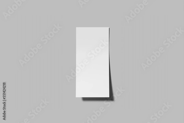 Obraz DL Flyer Blank Mockup