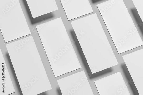 Obraz DL Flyer Blank Mockup