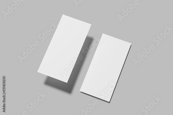 Obraz DL Flyer Blank Mockup