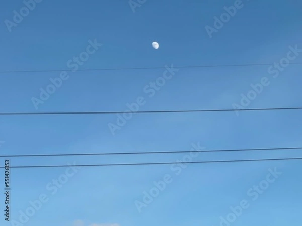 Fototapeta moon in the sky