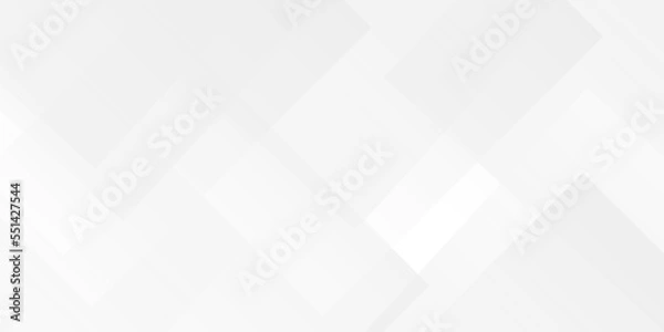 Fototapeta Abstract white and gray background with lines white light & grey background. Space design concept. Decorative web layout or poster, banner. White grey background vector design.