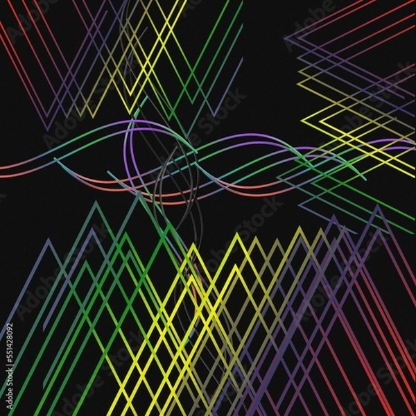 Fototapeta abstract background with lines