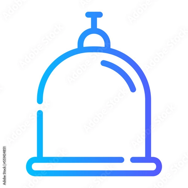Fototapeta cupping gradient icon