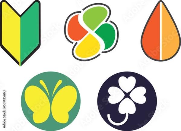 Obraz 初心者・高齢者マーク類5種