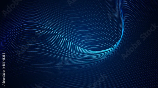 Obraz technology background with hi-tech digital