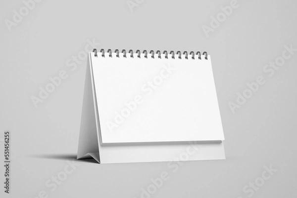 Obraz Desk calendar mockup blank