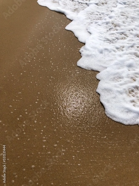 Fototapeta wave on the beach