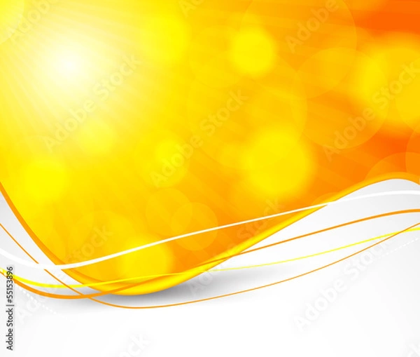 Fototapeta Abstract orange background