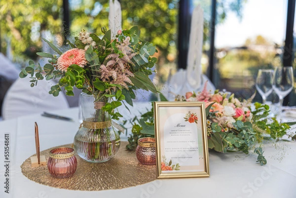 Obraz Décoration et mariage