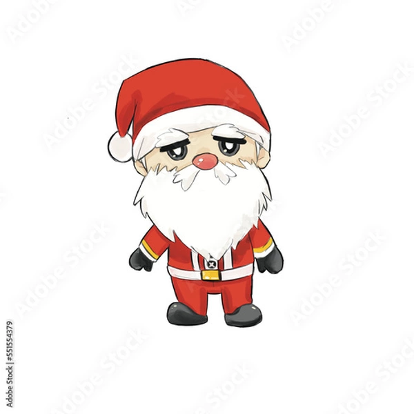 Obraz cartoon santa claus