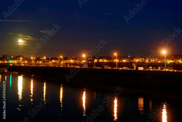 Obraz Roscoff (Brittany), by night